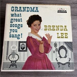 Vintage Hi-Fi Decca Records Album - Pink and White